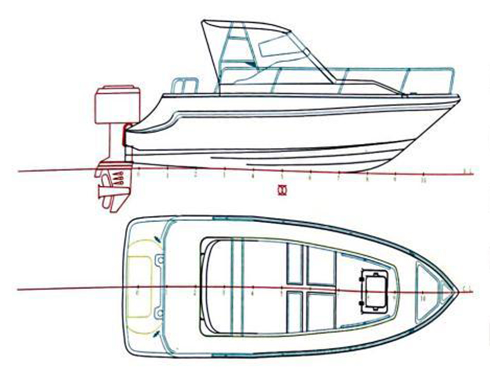 Cruzline 23WA Walk-Around Cabin Cruiser 